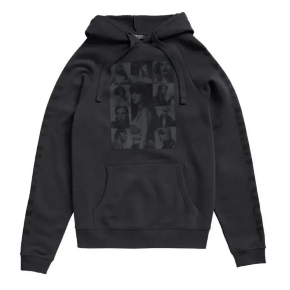 Rare - Taylor Swift Official Eras Tour Merch All Black Hooded Sweatshirt Large